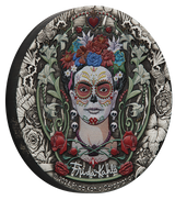 Frida Kahlo 2024 2oz Silver Antiqued Coloured Coin