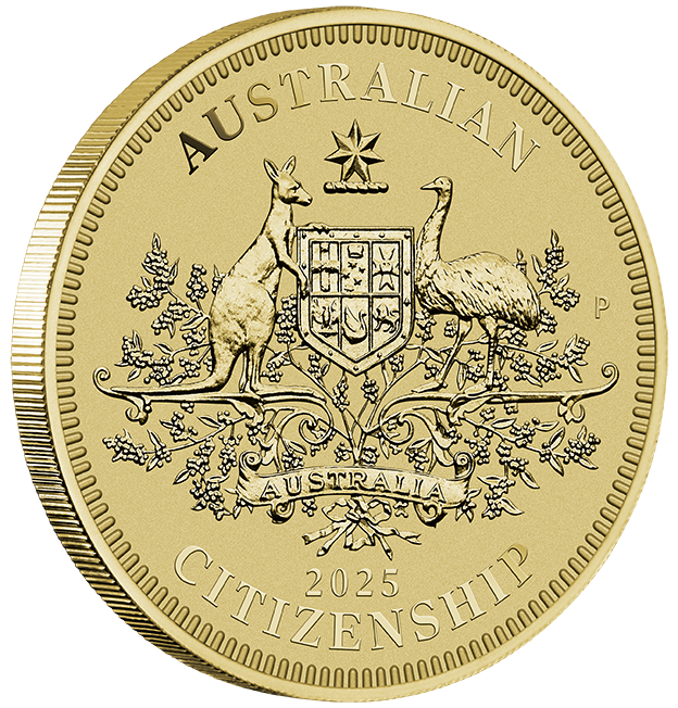 Australian Citizenship 2025 $1 Coin in Card