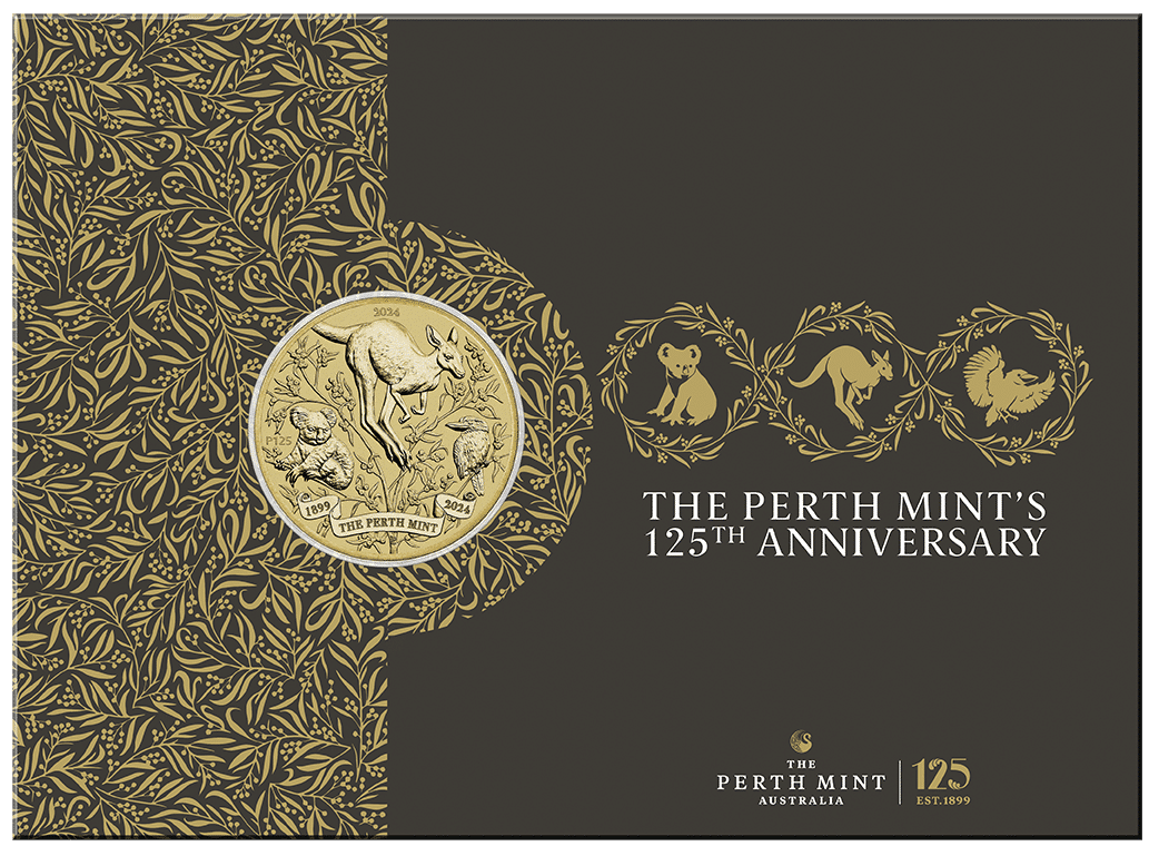 The Perth Mints 125th Anniversary 2024 Coin In Card