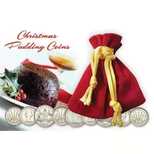 Christmas Pudding Coins - Pre Decimal