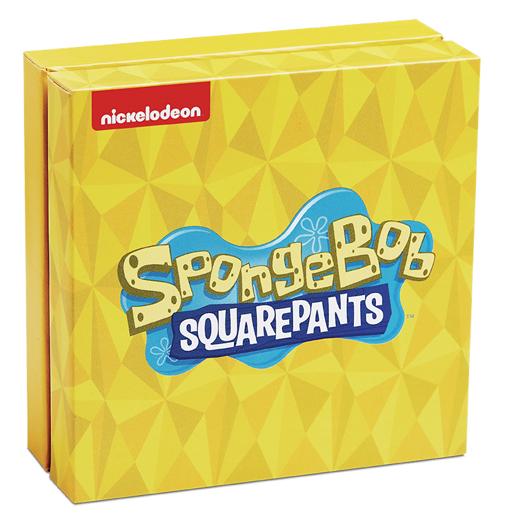 2024 SpongeBob SquarePants – SpongeBob and Gary 1oz Silver Proof Coloured Coin