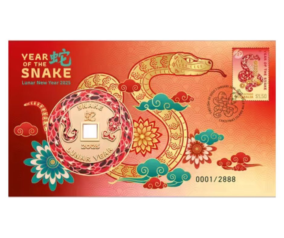 2025 Christmas Island Lunar New Year of the Snake PMC