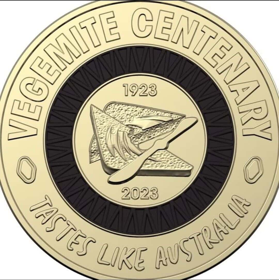 2023 $2 dollar Vegemite Centenary Black - CIRC