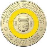 2023 $2 dollar Vegemite Centenary Yellow - CIRC