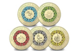 2020 Tokyo Olympic $2 Coloured Coin Collection