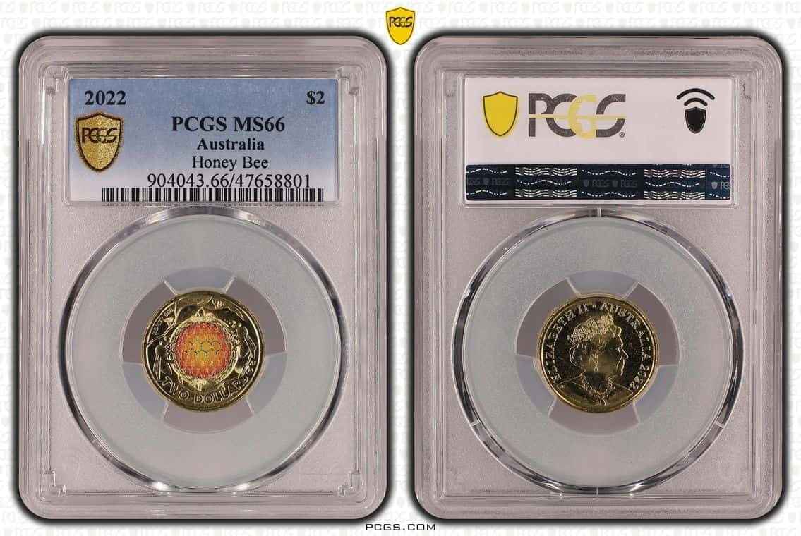 2022 MS66 $2 Honey Bee PCGS Graded