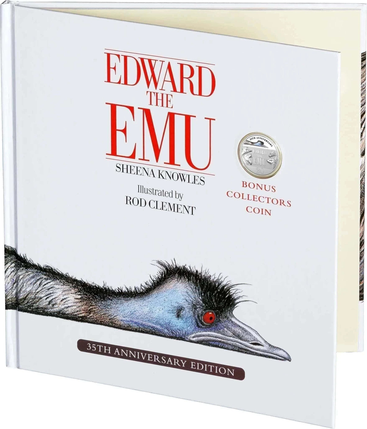 2023 20c 35th Anniversary Edward the Emu Special Edition Book - Silver