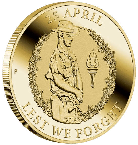 ANZAC Day 2025 $1 Coin in Card