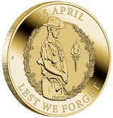 ANZAC Day 2025 $1 Coin in Card