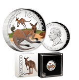 Australian Kangaroo - 2025 1oz Silver Proof High Relief Coin