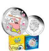 SpongeBob SquarePants - Patrick Star - 2025 1oz Silver Proof Coloured Coin