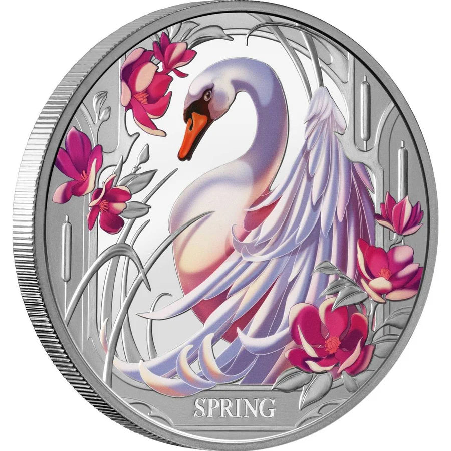 2024 Seasons Spring $1 1oz Silver Proof Coin