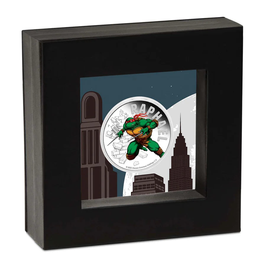 Teenage Mutant Ninja Turtles – Raphael 2025 1oz Silver Proof Coloured Coin