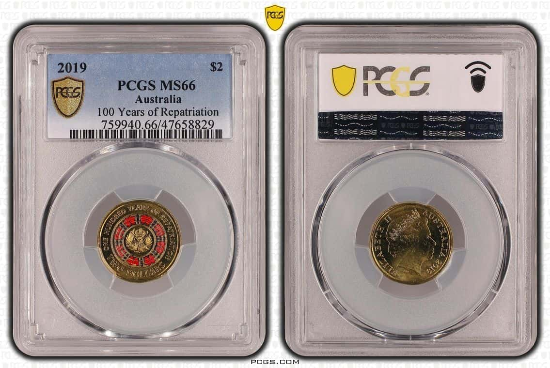 2019 MS66 $2 100 Years of Repatriation PCGS Graded