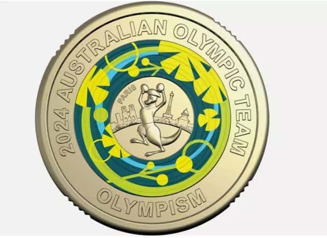 2024 $2 Australian Olympic Team Olympism Circulated