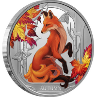 2024 Seasons Autumn $1 1oz Silver Proof Coin