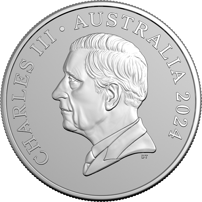 2024 $1 Kangaroo Series Desert Life 1oz Silver Frosted UNC