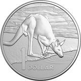 2024 $1 Kangaroo Series Desert Life 1oz Silver Frosted UNC