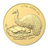 2023 $5 Mini Money Emu 0.5g Gold Frosted UNC