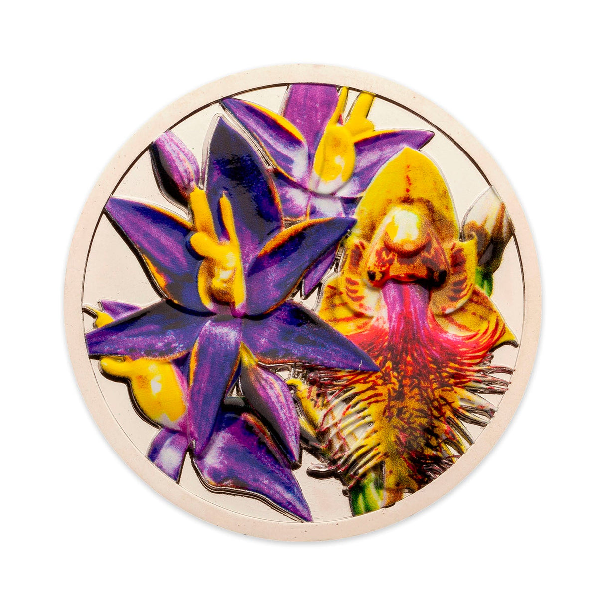 2025 Native Orchids Medallion Cover PMC