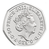 2022 The 100th Anniversary of Our BBC UK 50p Brilliant Uncirculated Coin