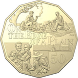 2022 50 Cent Henry Lawson On the Edge of Plain Uncirculated Coin