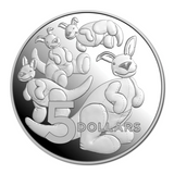 2024 Baby Coin $5 1oz Fine Silver Proof Coin – Toy Kangaroo