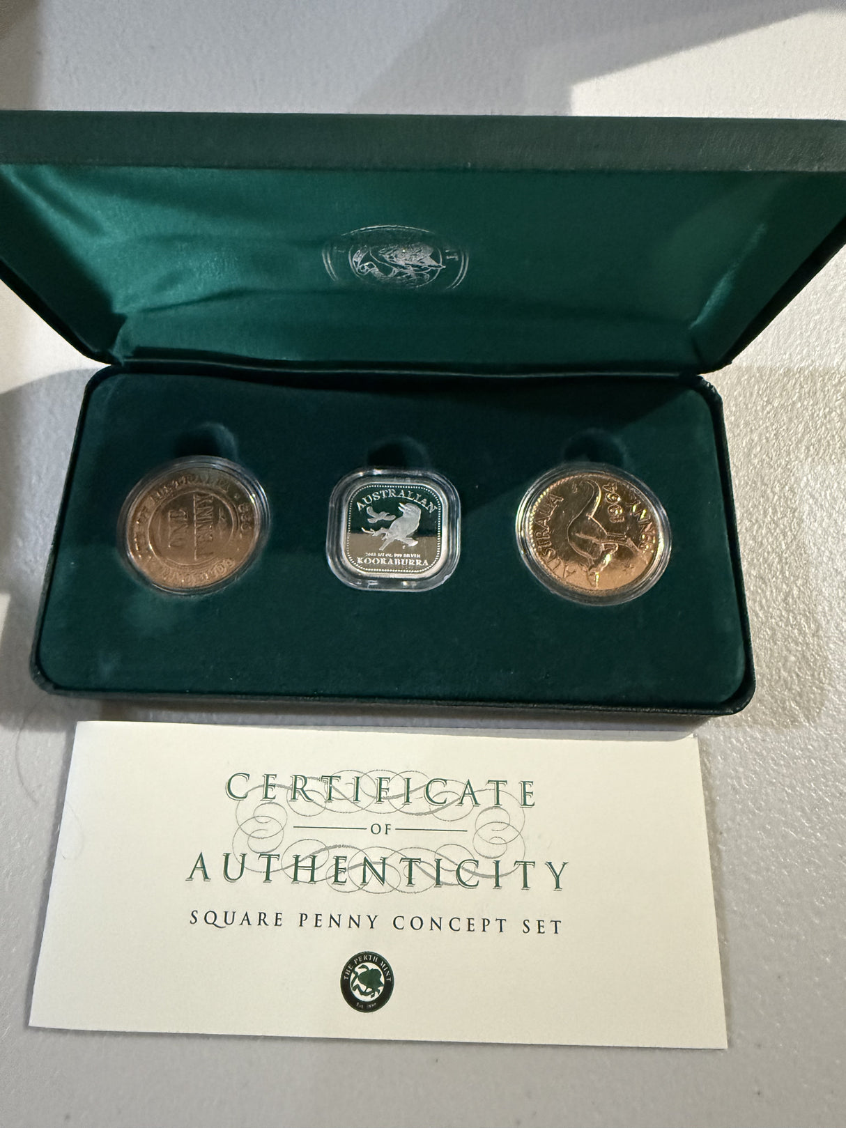 2003 Square Penny Concept Set Proof