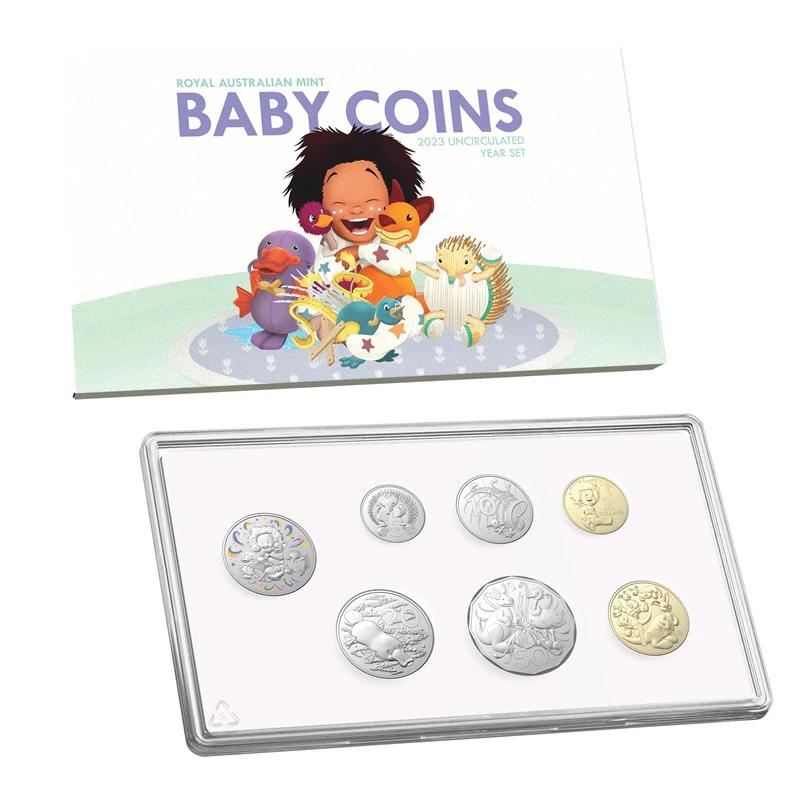 2023 Baby Coins Uncirculated Six Coin Baby Year Mint Set