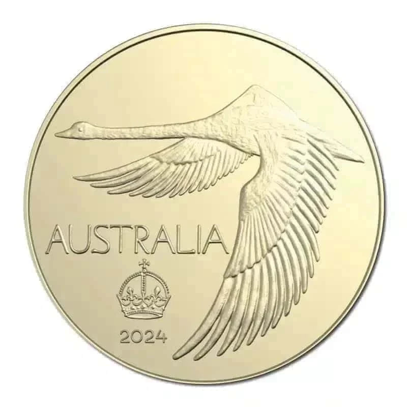 2024 Swan Pattern Dollar Al/Bronze UNC