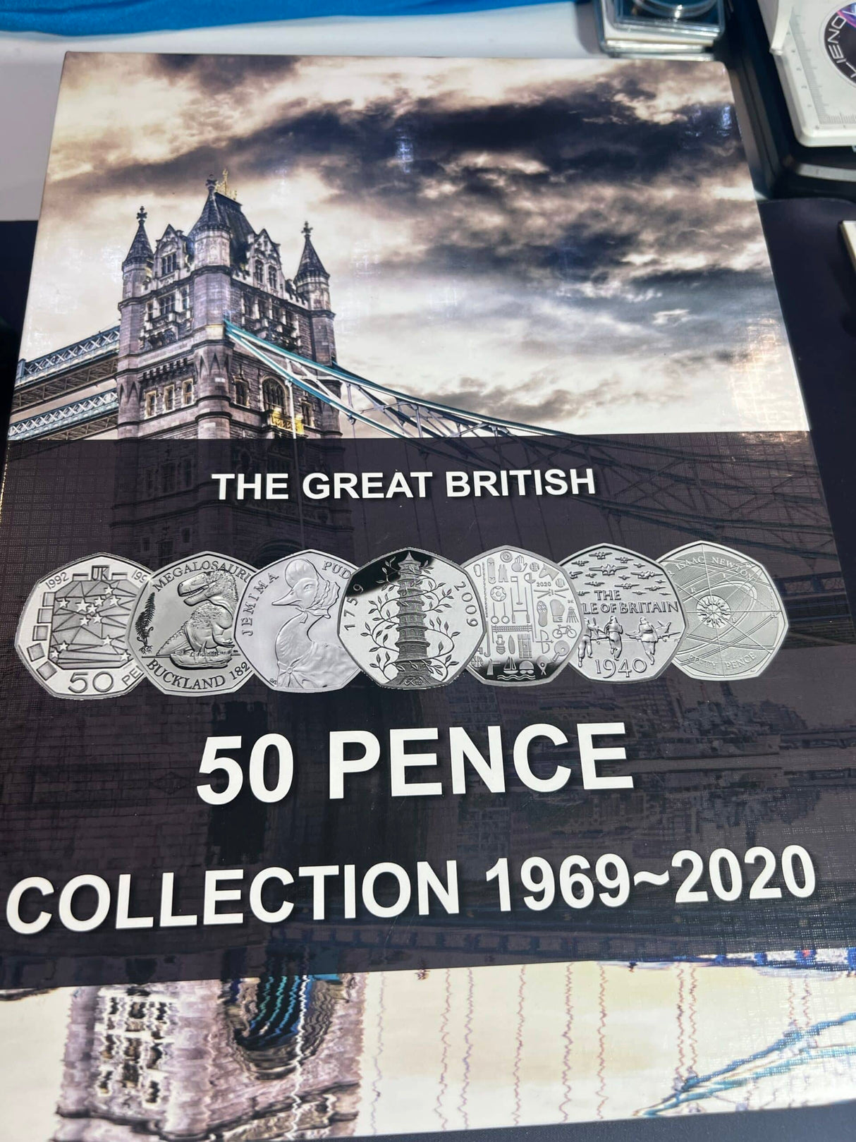 The great British 50 Pence Collection 1969 - 2020