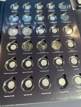 The great British 50 Pence Collection 1969 - 2020