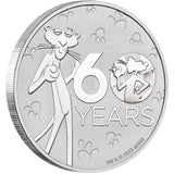 Pink Panther™ 60th Anniversary 2024 1oz Silver Coin in Card