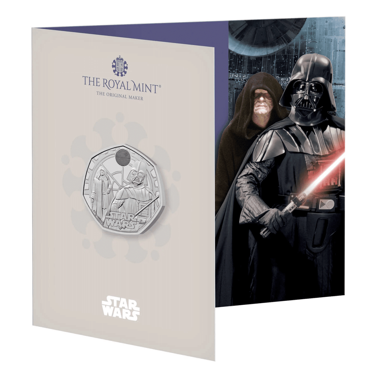 2023 50p Star Wars Darth Vader and Emperor Palpatine BUNC Coin