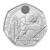 2023 50p Star Wars Darth Vader and Emperor Palpatine BUNC Coin