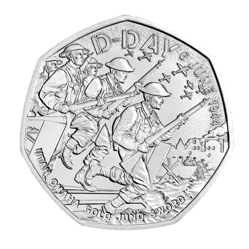 D-Day 2024 50p Cupro-Nickel Brilliant Uncirculated Coin