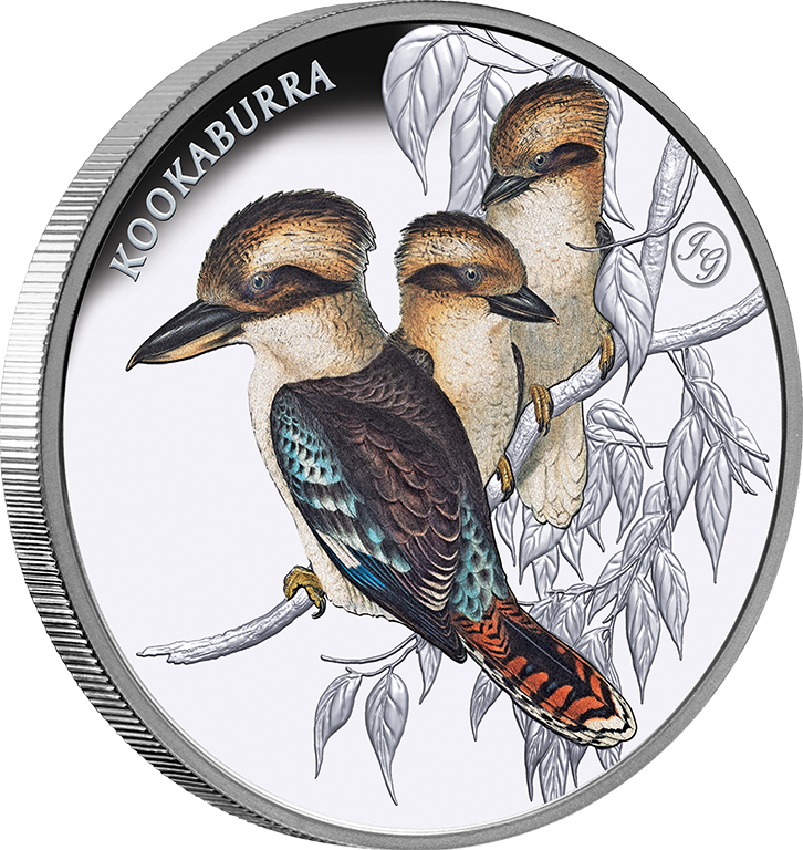 2025 Birds of Australia $1 Kookaburra 1oz Silver Proof Coin (with John Gould Privy Mark)