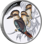 2025 Birds of Australia $1 Kookaburra 1oz Silver Proof Coin (with John Gould Privy Mark)