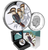 2025 Birds of Australia $1 Kookaburra 1oz Silver Proof Coin (with John Gould Privy Mark)