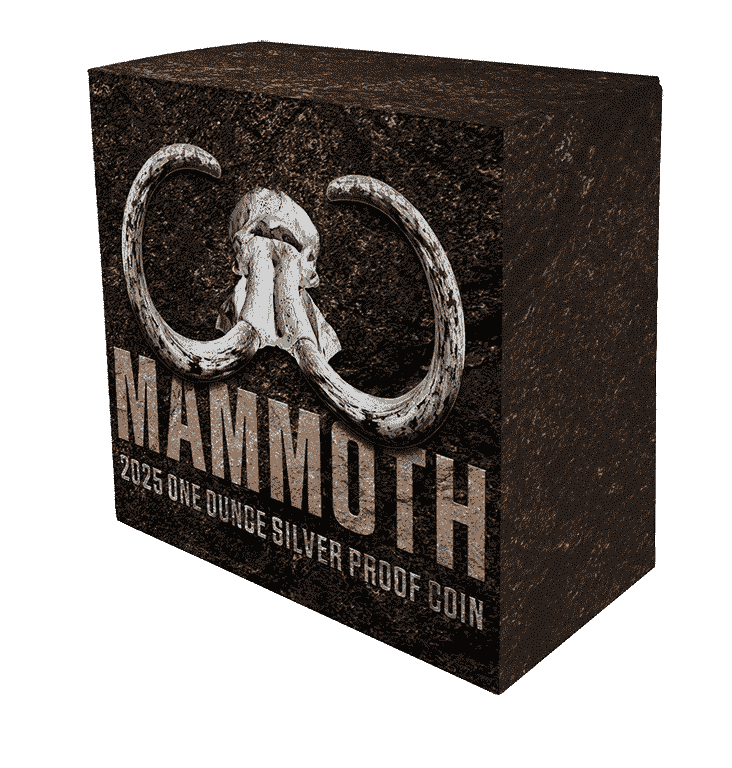 Mammoth 2025 $1 1oz Silver Proof Coin