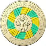 2020 Paralympic Team $2 Coin in Collection Folder