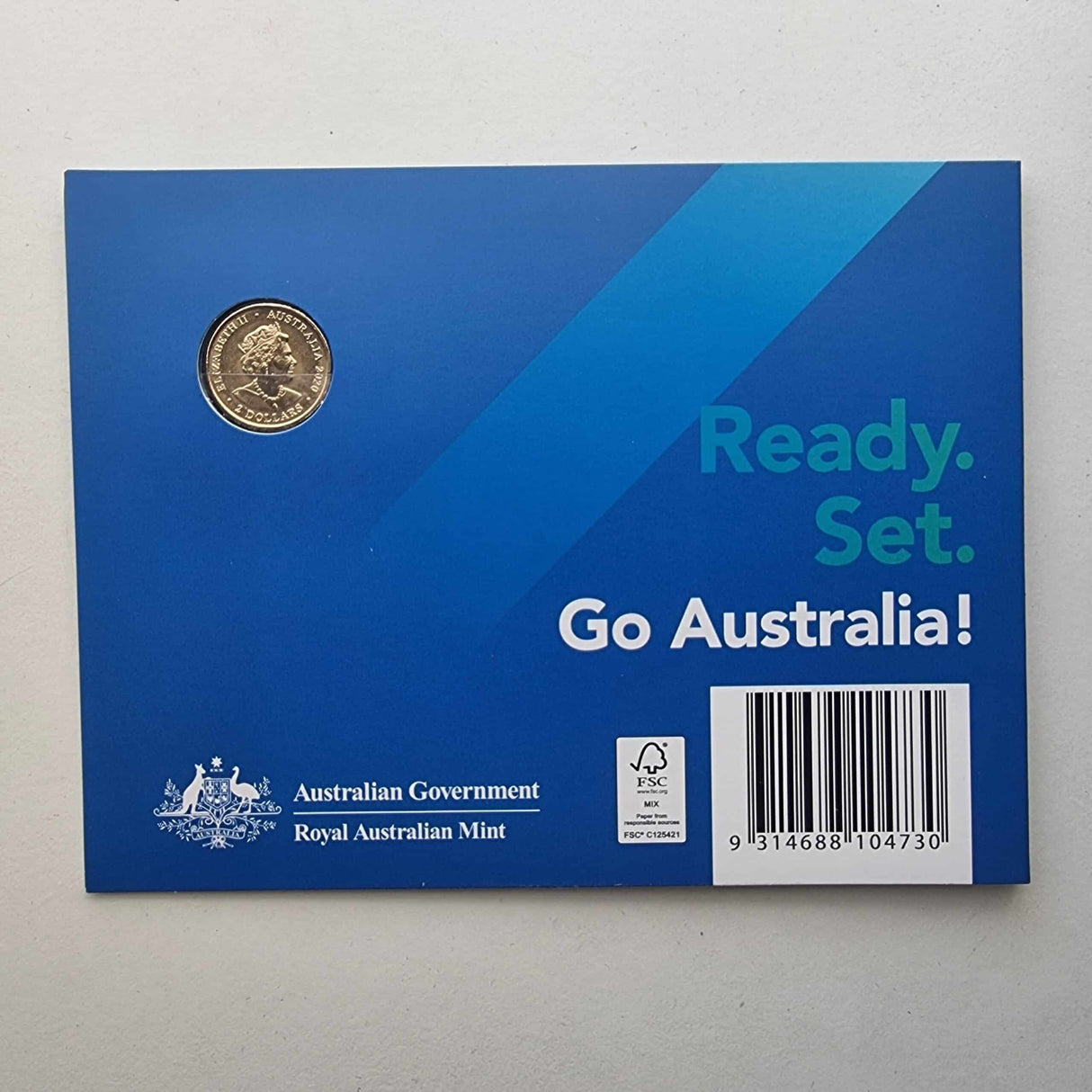 2020 Paralympic Team $2 Coin in Collection Folder