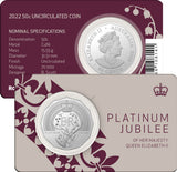 2022 50c Platinum Jubilee of HM Queen Elizabeth II