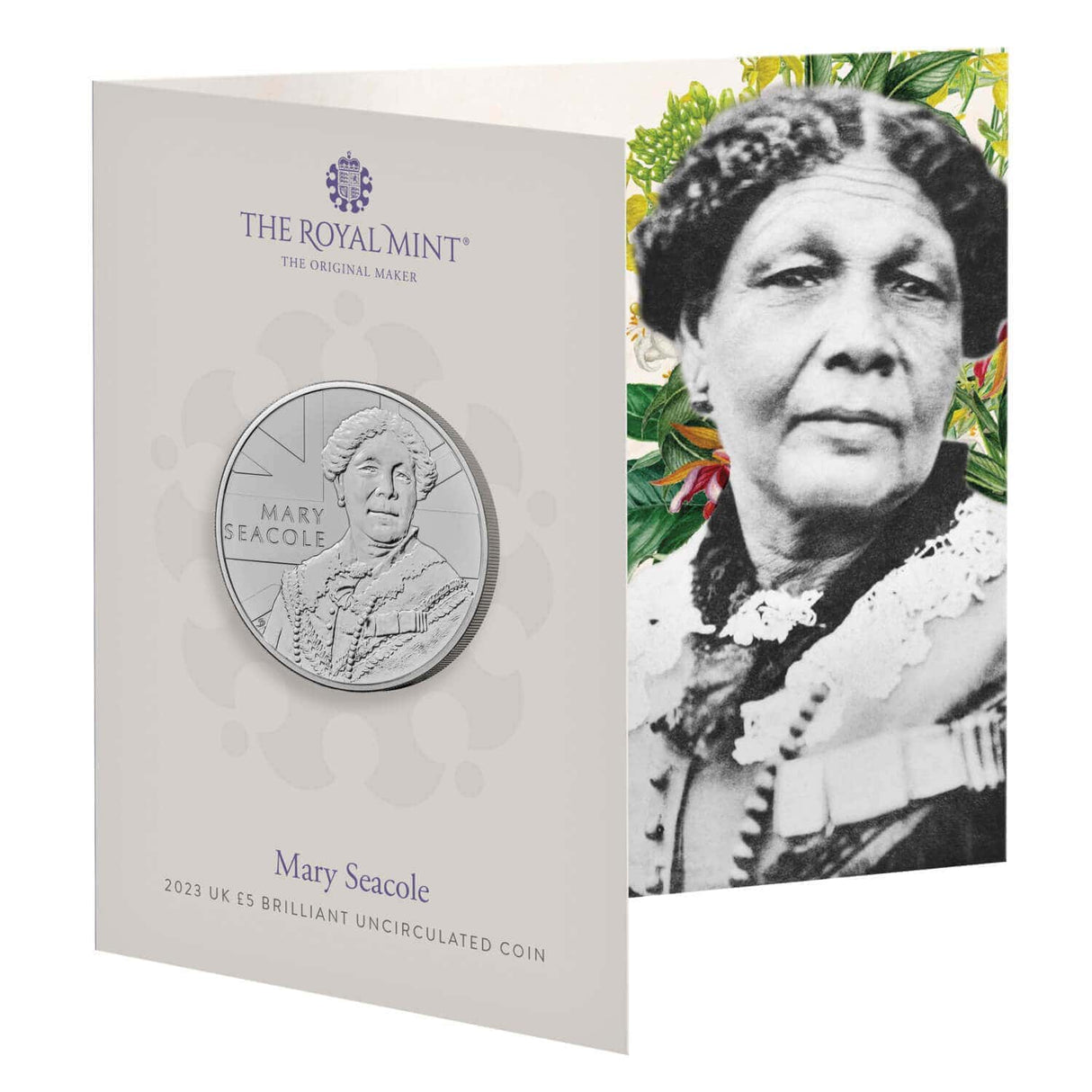 2023 Mary Seacole UK £5 Brilliant Uncirculated Coin